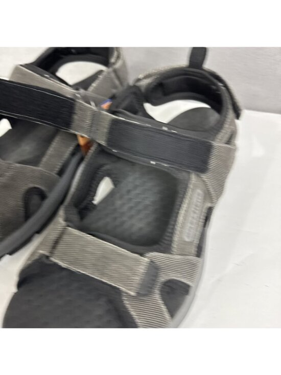 Skechers Black Respected SD Moralto Sandals Men\'s size 12 NWT comfort walking
